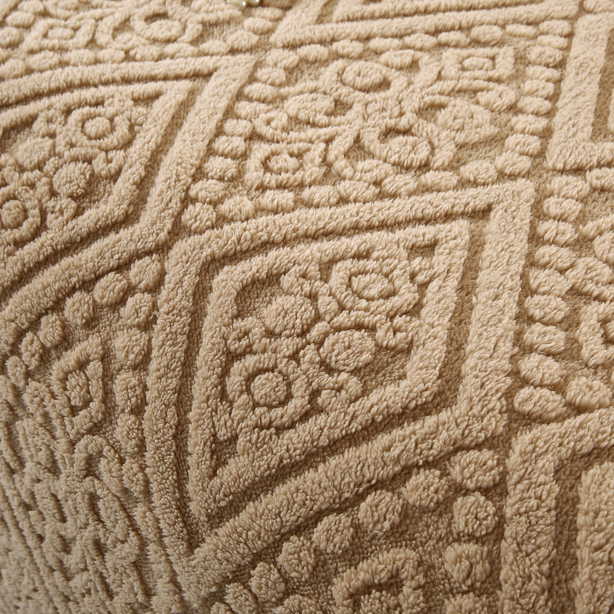 91家纺网 家纺一手货源 找家纺 巴木赫 2025新款如意阁塔芙绒毯子毛毯 卡其