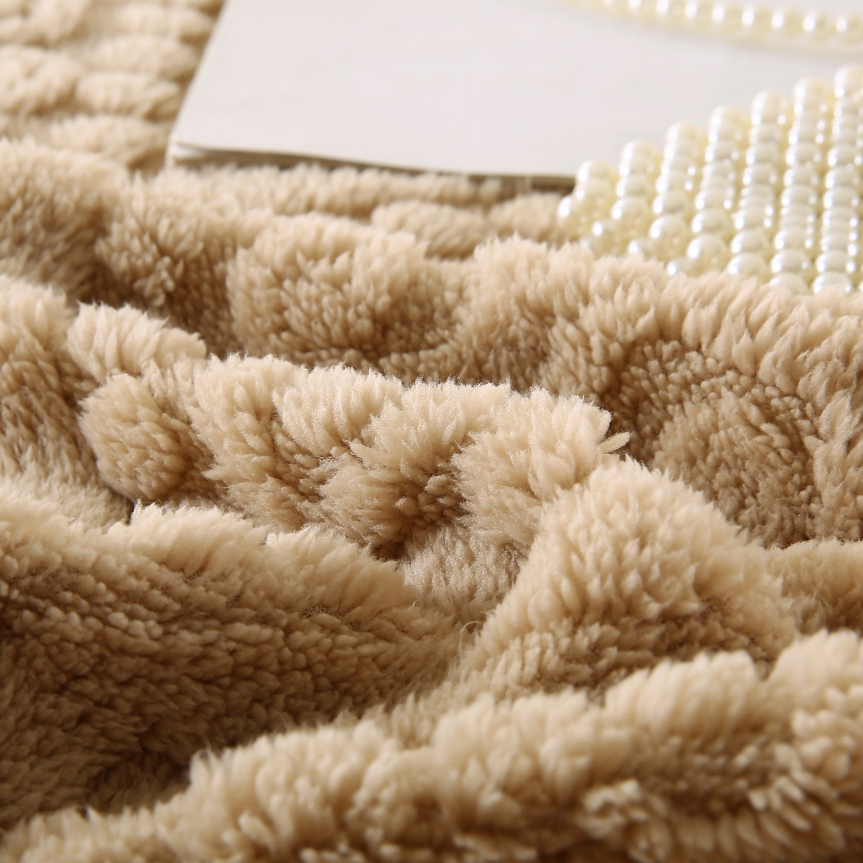 91家纺网 家纺一手货源 找家纺 巴木赫 2025新款如意阁塔芙绒毯子毛毯 卡其