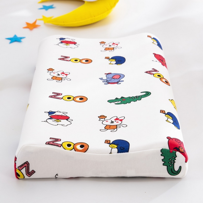 91家纺网 家纺一手货源 找家纺 大黄蜂家居家纺 2025新款针织棉儿童乳胶枕 运动会