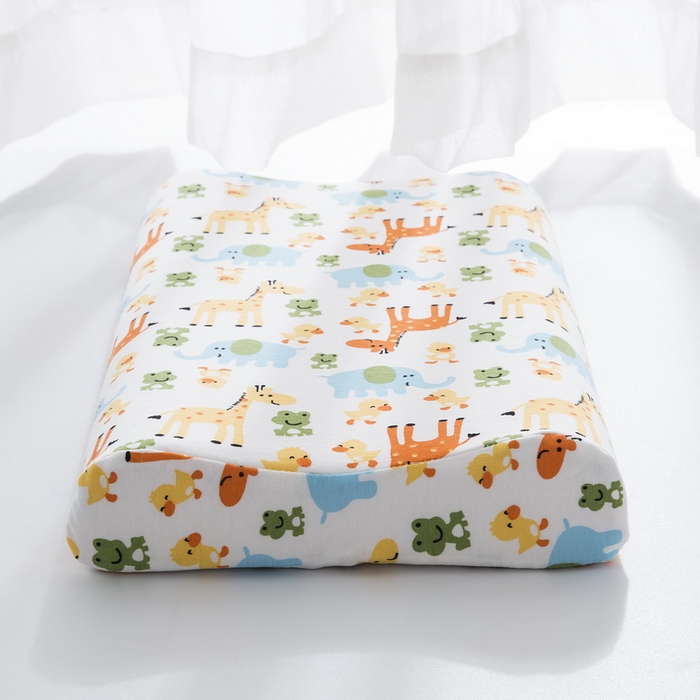 91家纺网 家纺一手货源 找家纺 大黄蜂家居家纺 2025新款针织棉儿童乳胶枕 长颈鹿