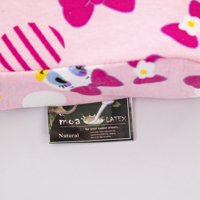 91家纺网 家纺一手货源 找家纺 大黄蜂家居家纺 2025新款针织棉儿童乳胶枕 黛丝