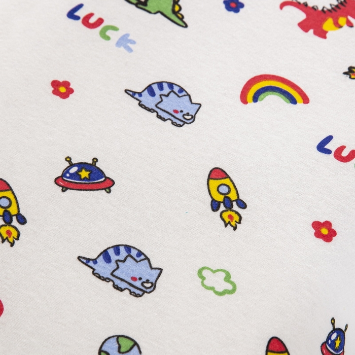 91家纺网 家纺一手货源 找家纺 大黄蜂家居家纺 2025新款针织棉儿童乳胶枕 恐龙乐园