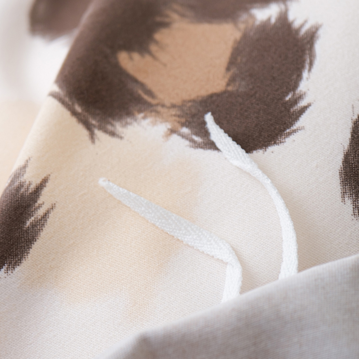 91家纺网 家纺一手货源 找家纺 慕绸家纺（原萌宝老粗布厂家） 2025秋冬新款加厚纯棉磨毛印花四件套 豹纹