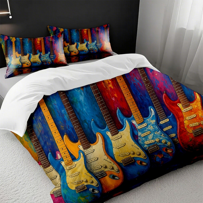 91家纺网 家纺一手货源 找家纺 （总2）轩贝雅  2025新款跨境Pod工厂数码印花被套套装（被套+枕套）第七批