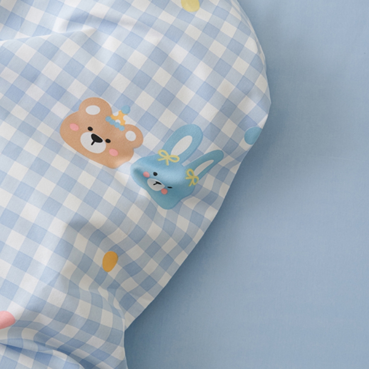 91家纺网 家纺一手货源 找家纺 慕绸家纺（原萌宝老粗布厂家） 2025秋冬新款加厚纯棉磨毛印花四件套 多巴胺