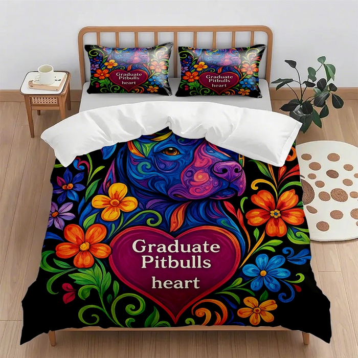 91家纺网 家纺一手货源 找家纺 （总2）轩贝雅  2025新款跨境Pod工厂数码印花被套套装（被套+枕套）第七批