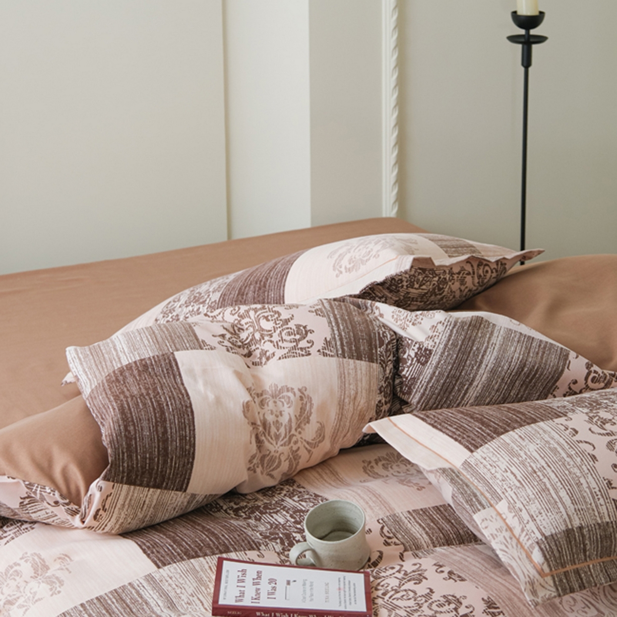 91家纺网 家纺一手货源 找家纺 慕绸家纺（原萌宝老粗布厂家） 2025秋冬新款加厚纯棉磨毛印花四件套 格拉芙