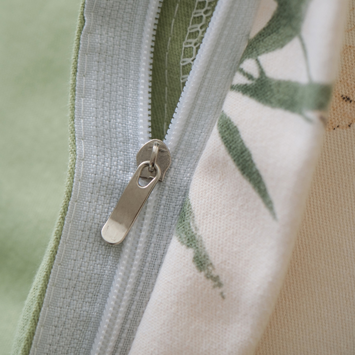 91家纺网 家纺一手货源 找家纺 慕绸家纺（原萌宝老粗布厂家） 2025秋冬新款加厚纯棉磨毛印花四件套 林野之风