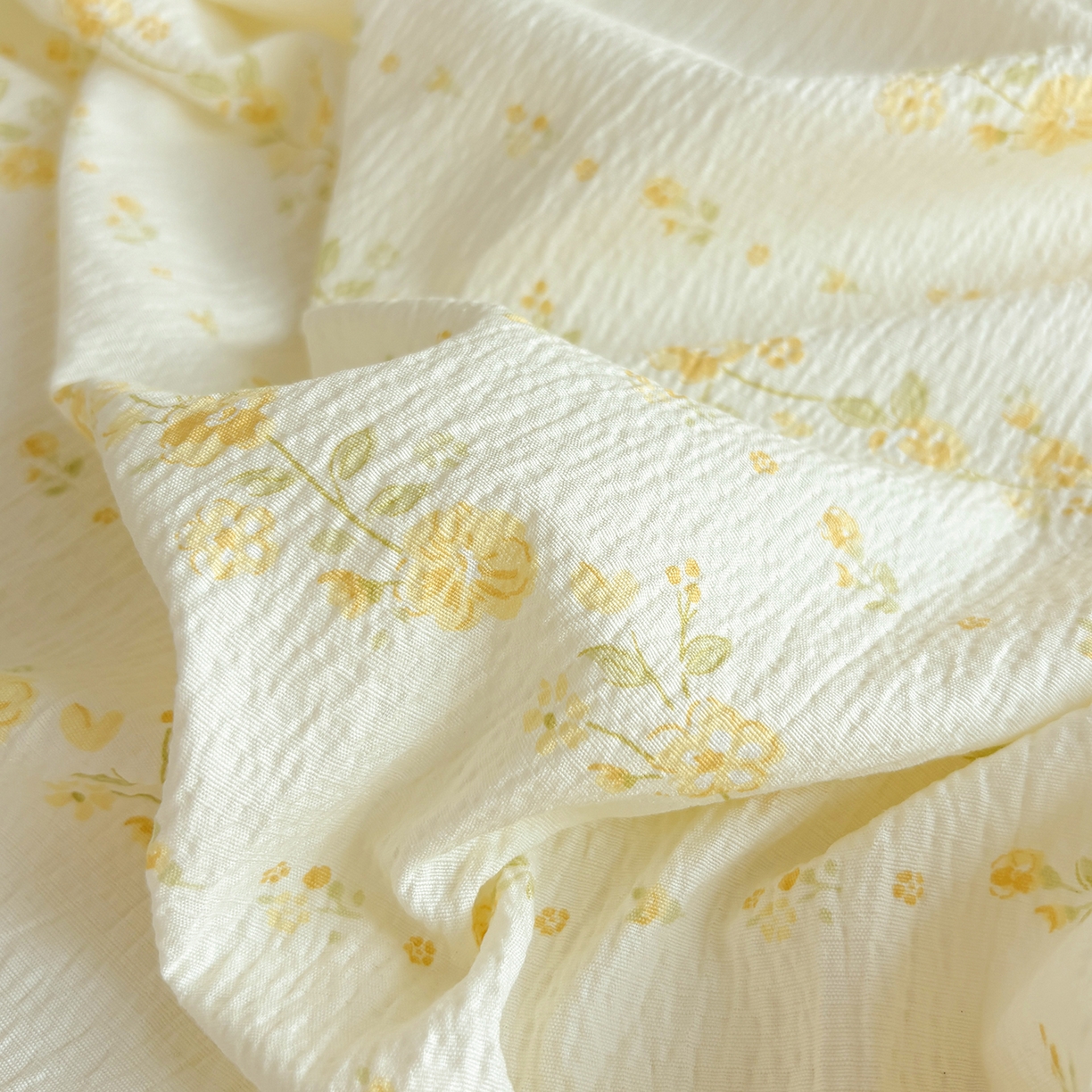 91家纺网 家纺一手货源 找家纺 青泽家纺 2025新款双层纱床单单品床单单件单床单 花间序语