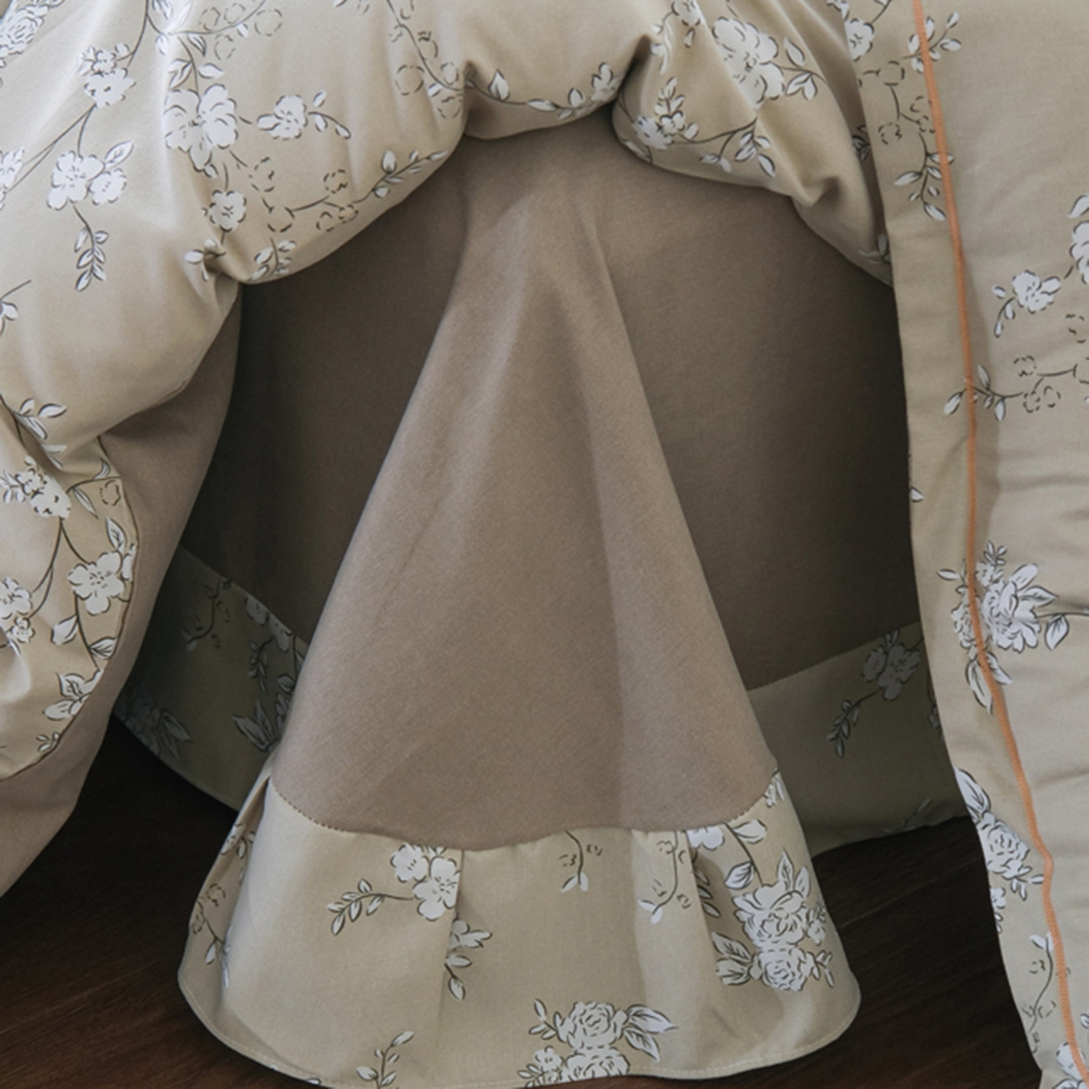 91家纺网 家纺一手货源 找家纺 慕绸家纺（原萌宝老粗布厂家） 2025秋冬新款加厚纯棉磨毛印花四件套 梅林春晓