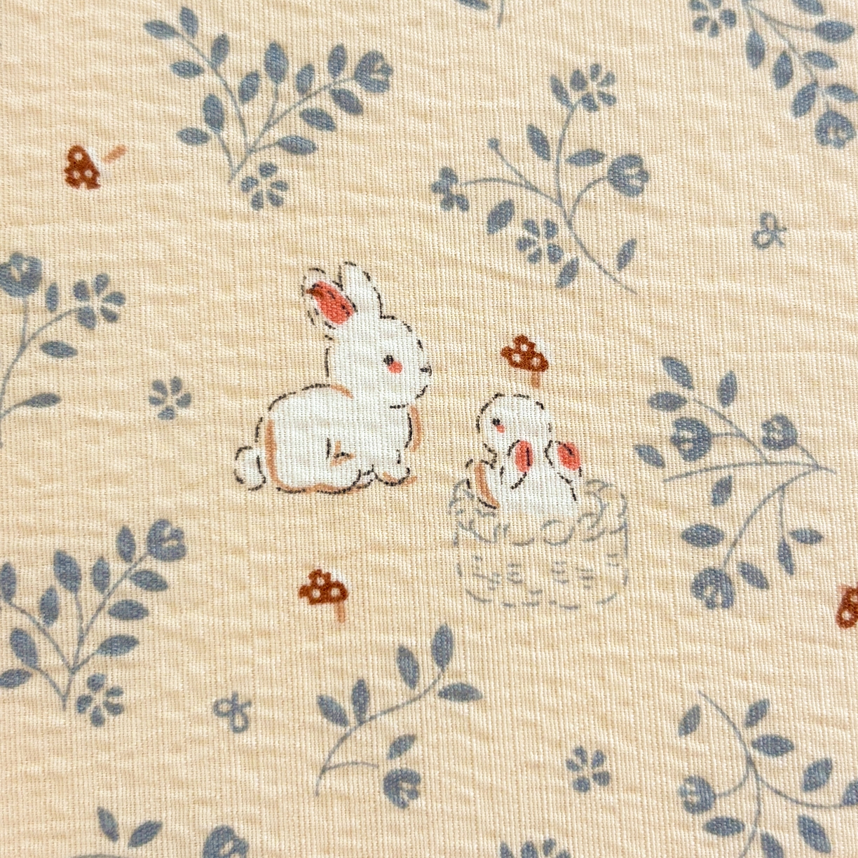 91家纺网 家纺一手货源 找家纺 青泽家纺 2025新款双层纱床单单品床单单件单床单 花园小兔