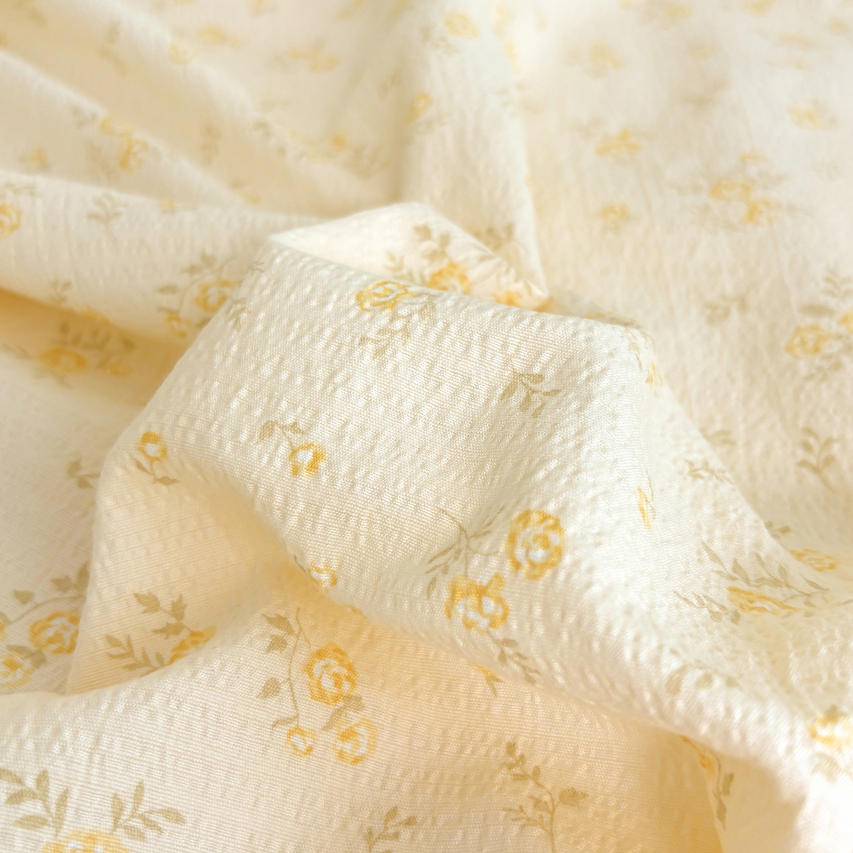 91家纺网 家纺一手货源 找家纺 青泽家纺 2025新款双层纱床单单品床单单件单床单 梨花落