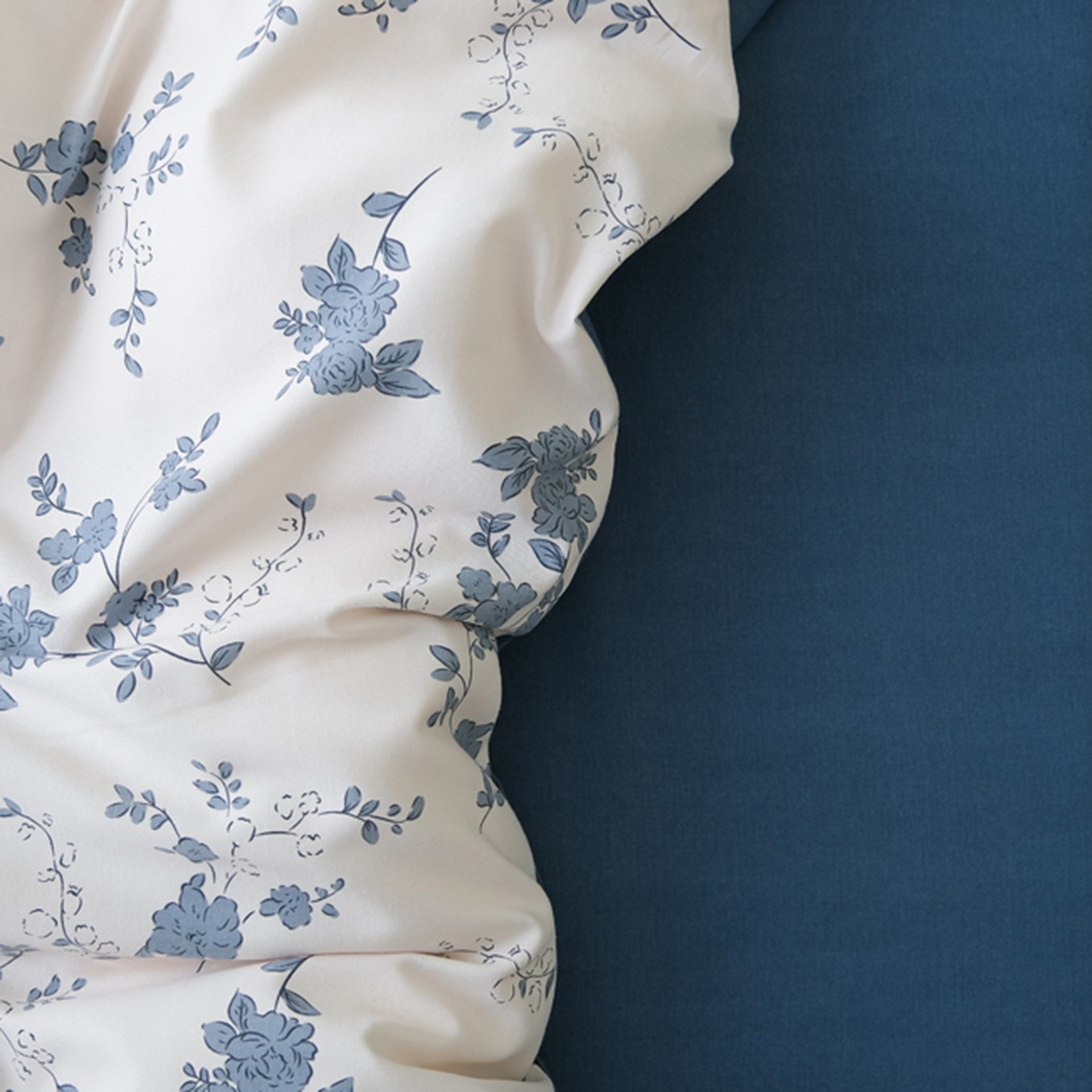 91家纺网 家纺一手货源 找家纺 慕绸家纺（原萌宝老粗布厂家） 2025秋冬新款加厚纯棉磨毛印花四件套 南枝