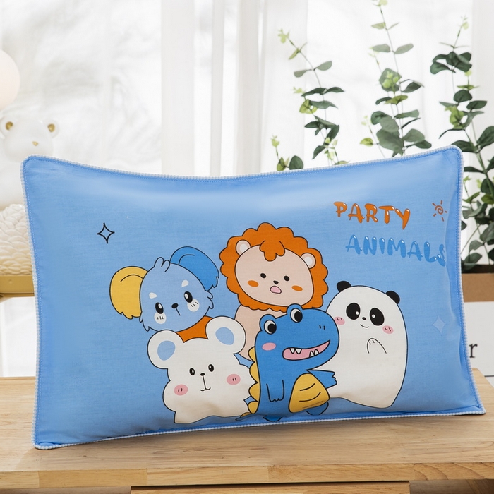 大黄蜂家居家纺 2025新款纯棉卡通定位枕套 恐龙当家