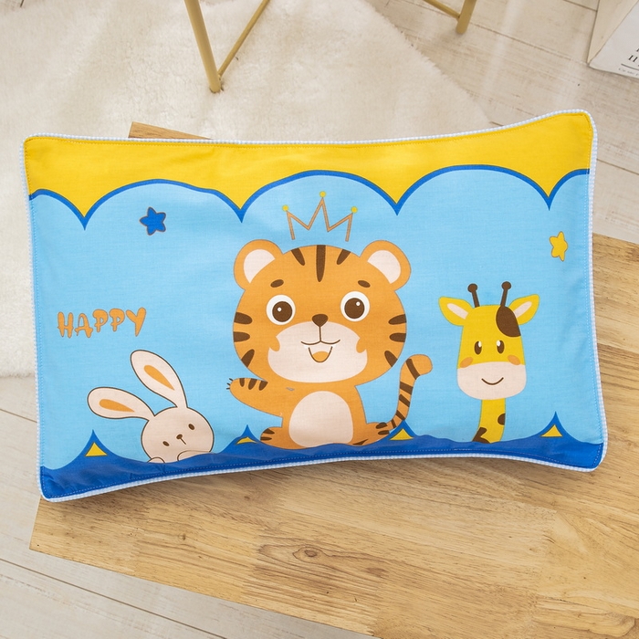 91家纺网 家纺一手货源 找家纺 大黄蜂家居家纺 2025新款纯棉卡通定位枕套 快乐星猫