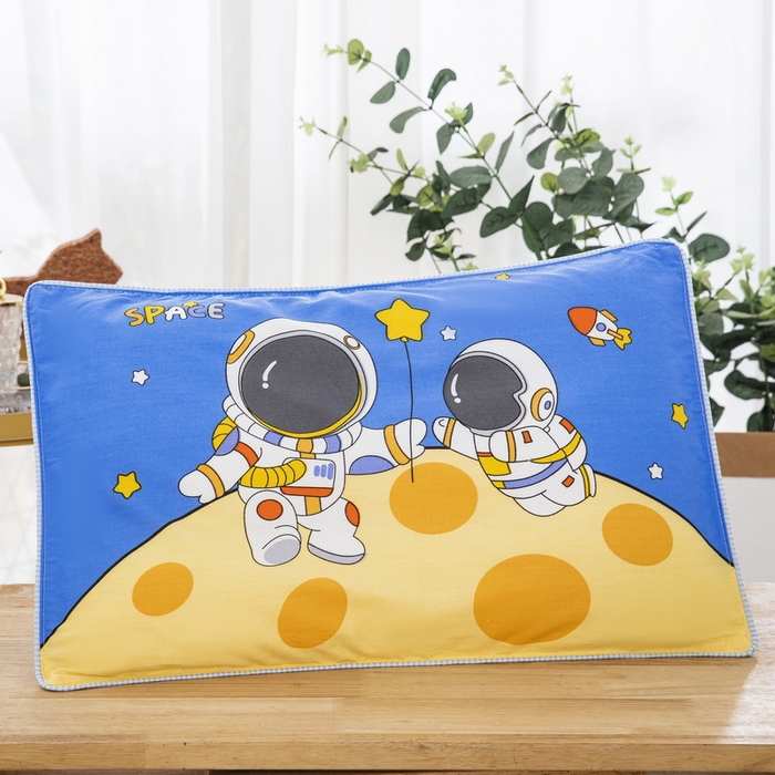大黄蜂家居家纺 2025新款纯棉卡通定位枕套 漫步月球