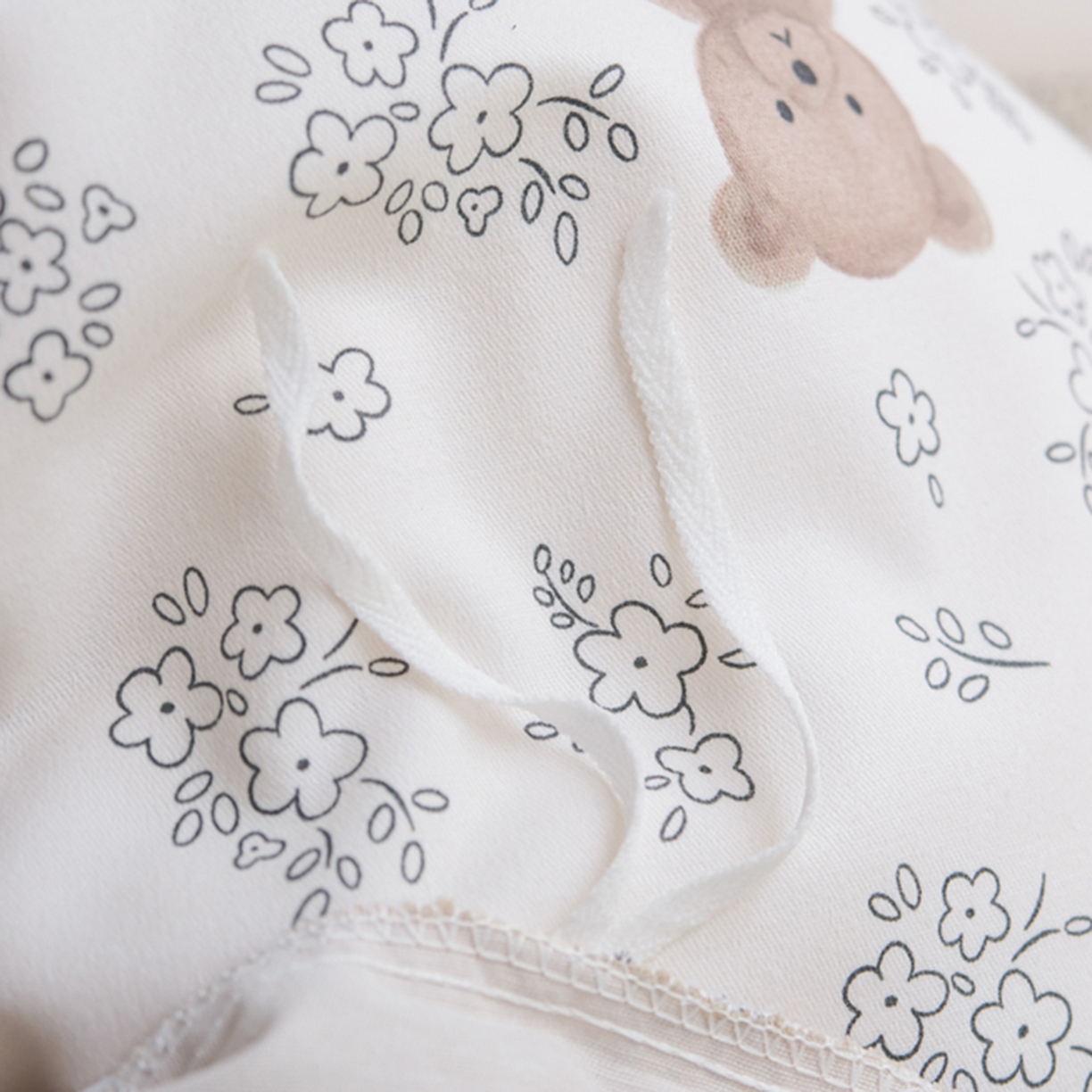 91家纺网 家纺一手货源 找家纺 慕绸家纺（原萌宝老粗布厂家） 2025秋冬新款加厚纯棉磨毛印花四件套 小花熊