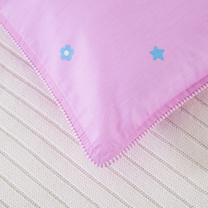 91家纺网 家纺一手货源 找家纺 大黄蜂家居家纺 2025新款纯棉卡通定位枕套 兔宝贝