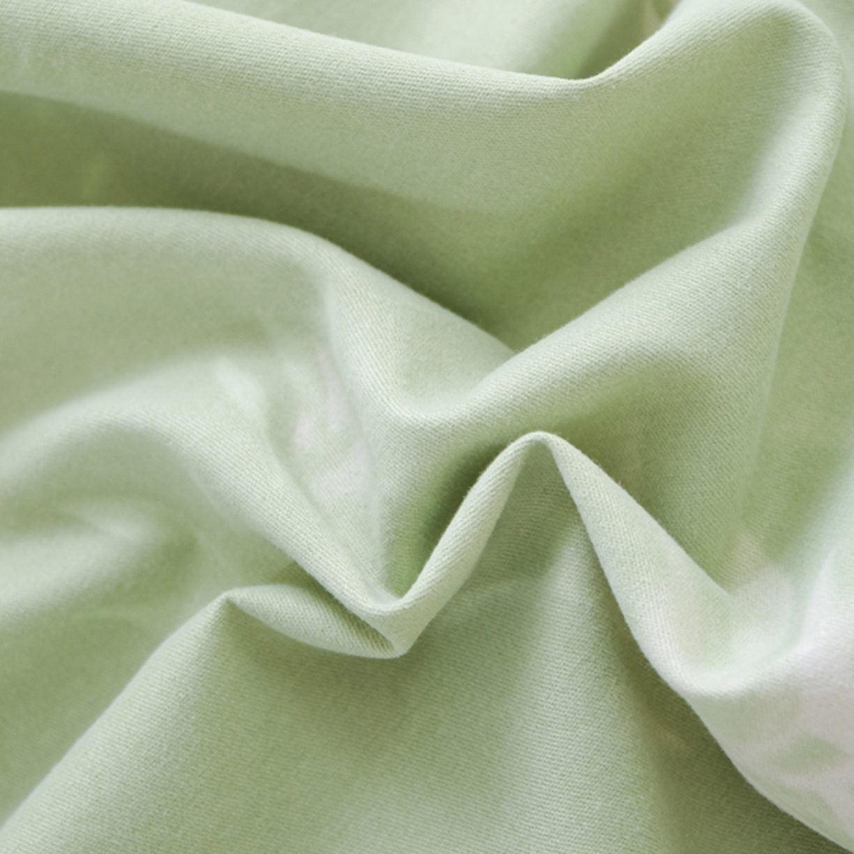 91家纺网 家纺一手货源 找家纺 慕绸家纺（原萌宝老粗布厂家） 2025秋冬新款加厚纯棉磨毛印花四件套 叶篱