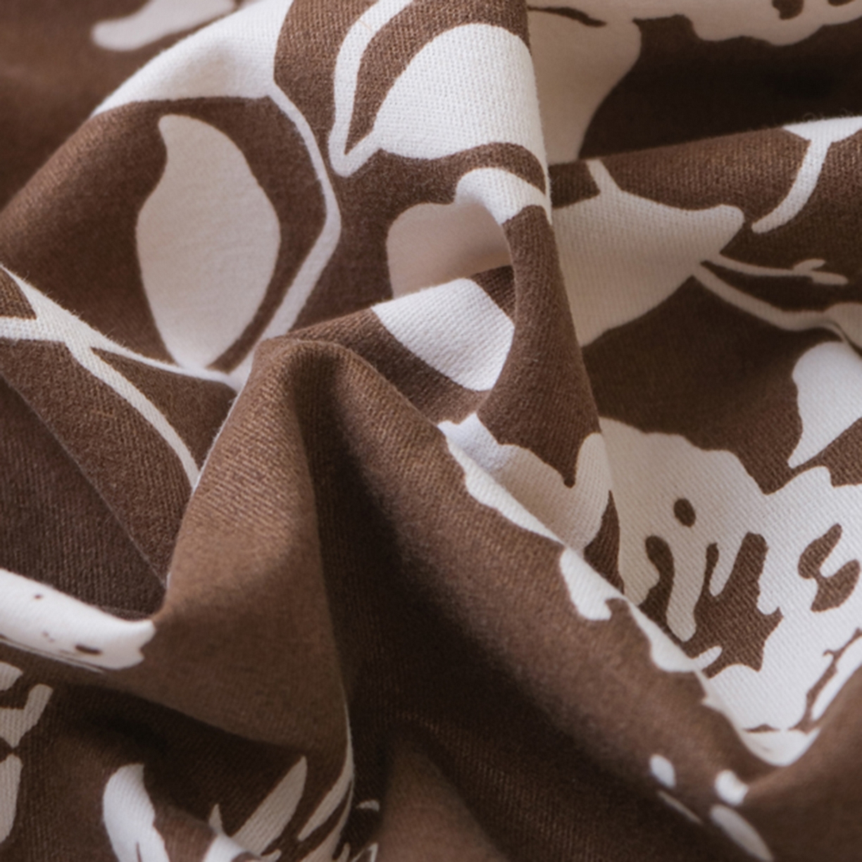 91家纺网 家纺一手货源 找家纺 慕绸家纺（原萌宝老粗布厂家） 2025秋冬新款加厚纯棉磨毛印花四件套 枝缦