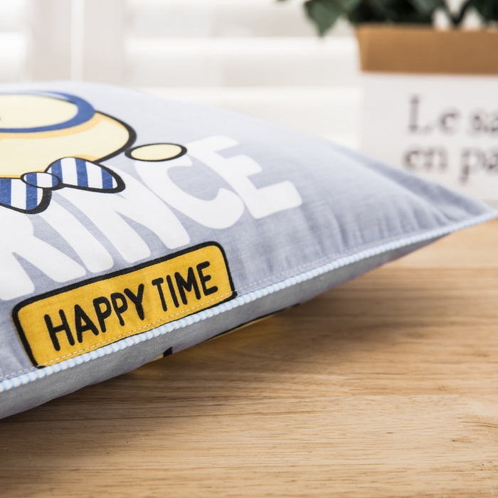 91家纺网 家纺一手货源 找家纺 大黄蜂家居家纺 2025新款纯棉卡通定位枕套 小鸡先生