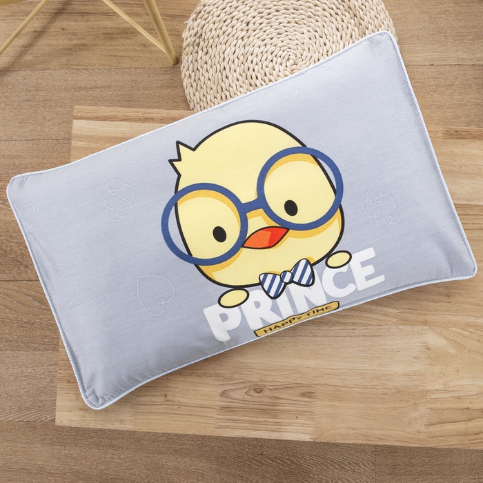 91家纺网 家纺一手货源 找家纺 大黄蜂家居家纺 2025新款纯棉卡通定位枕套 小鸡先生