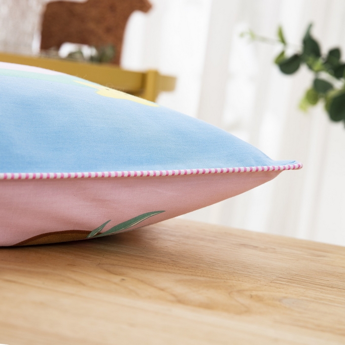 91家纺网 家纺一手货源 找家纺 大黄蜂家居家纺 2025新款纯棉卡通定位枕套 小美人鱼