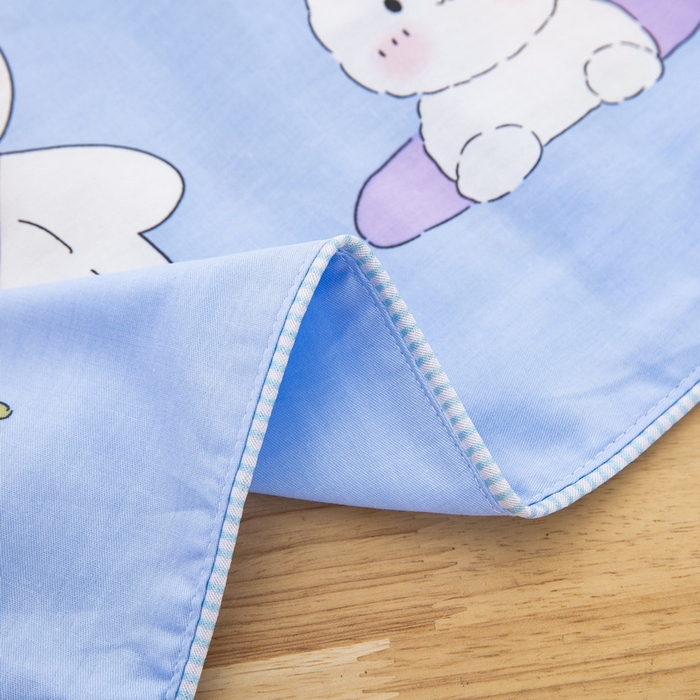 91家纺网 家纺一手货源 找家纺 大黄蜂家居家纺 2025新款纯棉卡通定位枕套 小熊和小兔