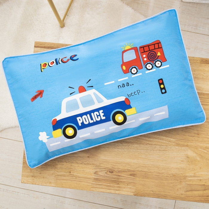 91家纺网 家纺一手货源 找家纺 大黄蜂家居家纺 2025新款纯棉卡通定位枕套 正义救援队