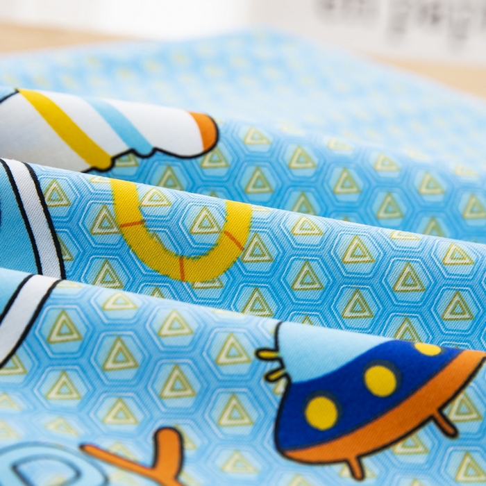 91家纺网 家纺一手货源 找家纺 大黄蜂家居家纺 2025新款纯棉卡通定位枕套 happy熊猫