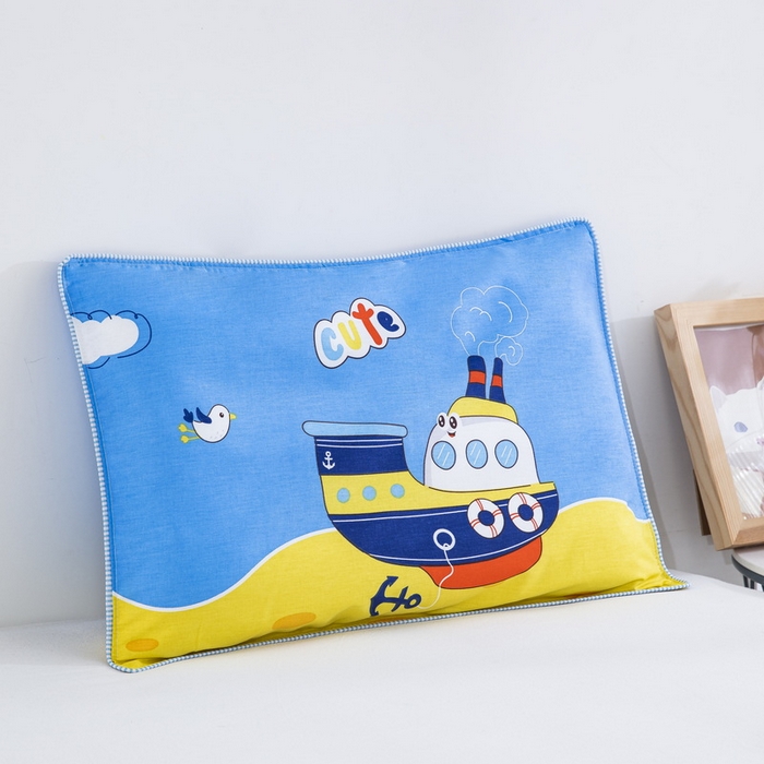 91家纺网 家纺一手货源 找家纺 大黄蜂家居家纺 2025新款纯棉卡通定位枕套 航海家