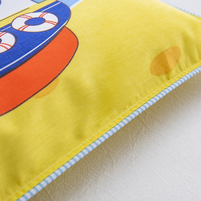 91家纺网 家纺一手货源 找家纺 大黄蜂家居家纺 2025新款纯棉卡通定位枕套 航海家