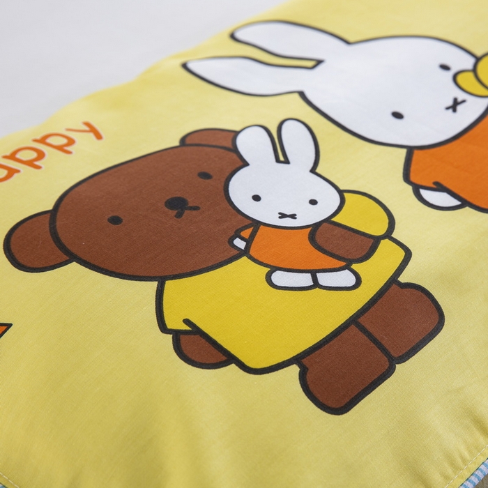 91家纺网 家纺一手货源 找家纺 大黄蜂家居家纺 2025新款纯棉卡通定位枕套 米菲兔兔