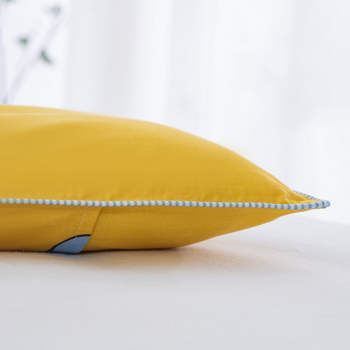 91家纺网 家纺一手货源 找家纺 大黄蜂家居家纺 2025新款纯棉卡通定位枕套 小精灵