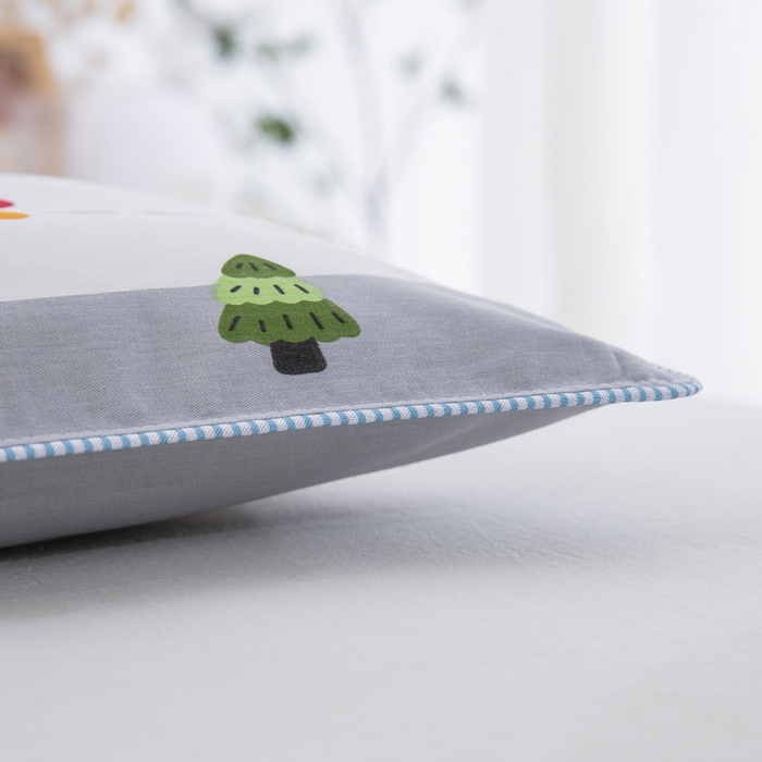 91家纺网 家纺一手货源 找家纺 大黄蜂家居家纺 2025新款纯棉卡通定位枕套 勇敢警车