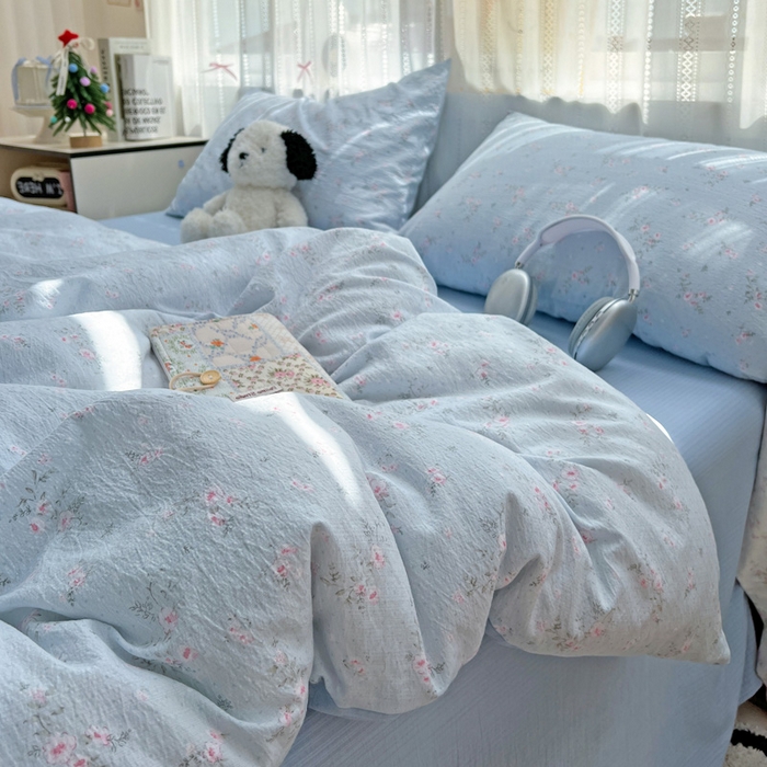 91家纺网 家纺一手货源 找家纺 海岛哥哥 2025新款木棉高克重超柔四件套 豆蔻