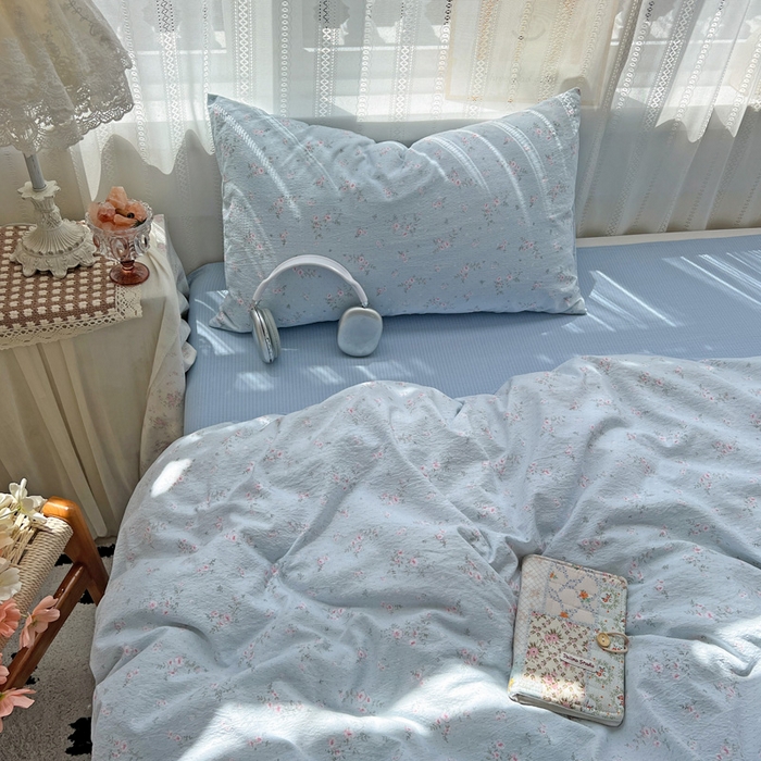 91家纺网 家纺一手货源 找家纺 海岛哥哥 2025新款木棉高克重超柔四件套 豆蔻