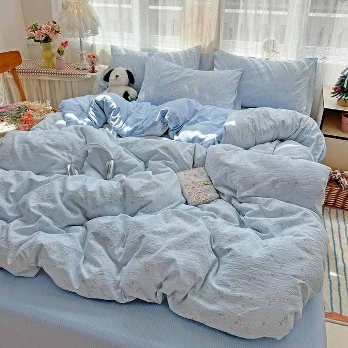 91家纺网 家纺一手货源 找家纺 海岛哥哥 2025新款木棉高克重超柔四件套 豆蔻