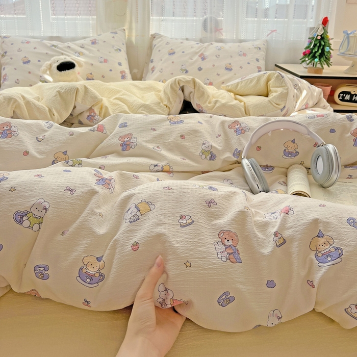 海岛哥哥 2025新款木棉高克重超柔四件套 海燕宝宝