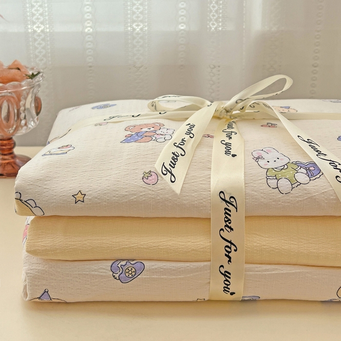 91家纺网 家纺一手货源 找家纺 海岛哥哥 2025新款木棉高克重超柔四件套 海燕宝宝