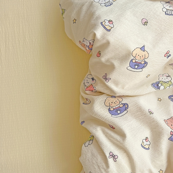 91家纺网 家纺一手货源 找家纺 海岛哥哥 2025新款木棉高克重超柔四件套 海燕宝宝