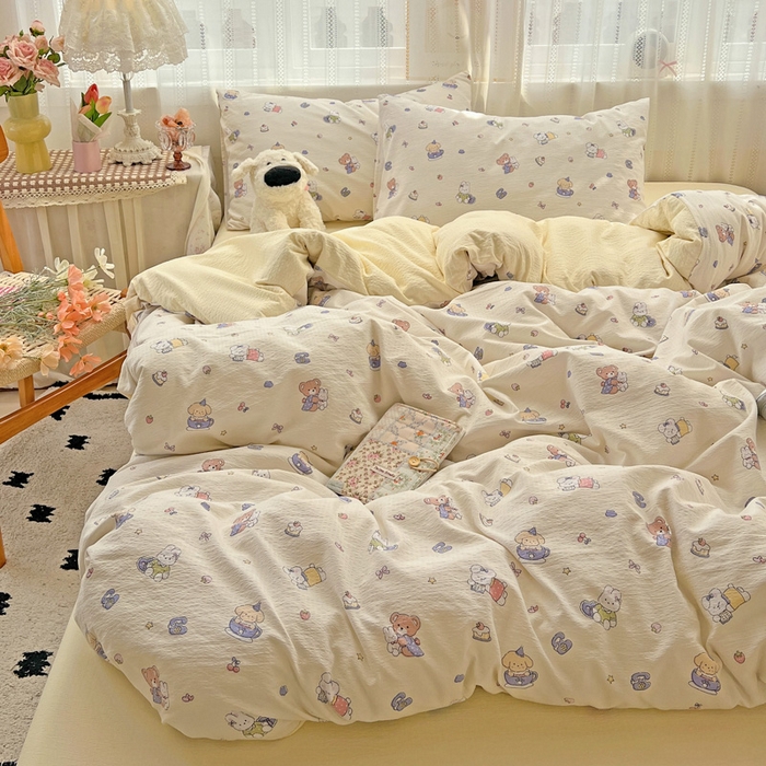 91家纺网 家纺一手货源 找家纺 海岛哥哥 2025新款木棉高克重超柔四件套 海燕宝宝