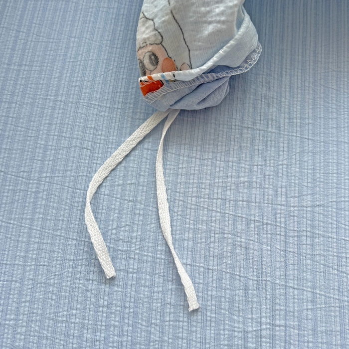 91家纺网 家纺一手货源 找家纺 海岛哥哥 2025新款木棉高克重超柔四件套 萌萌星星人-蓝