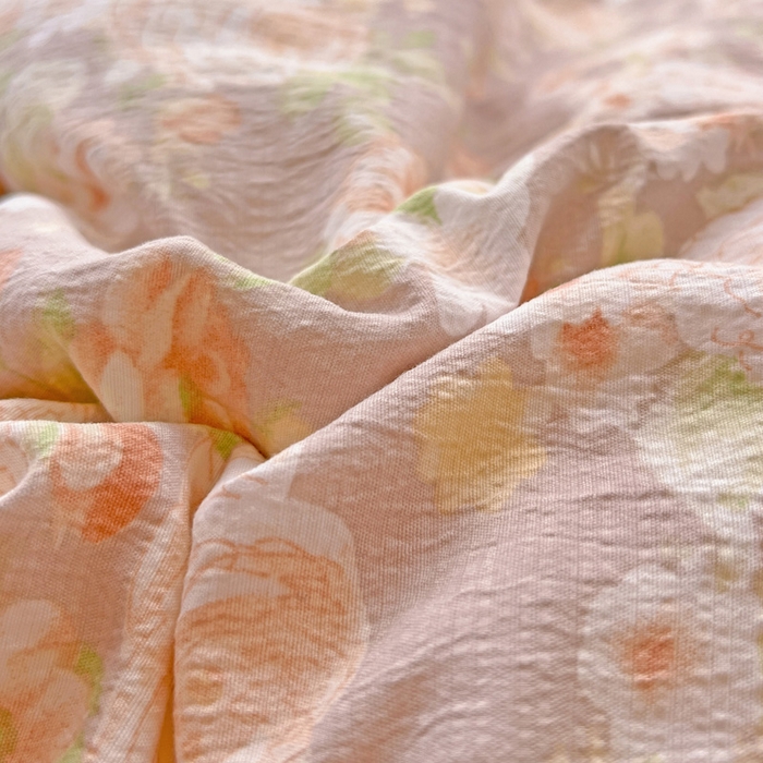 91家纺网 家纺一手货源 找家纺 海岛哥哥 2025新款木棉高克重超柔四件套 牡丹