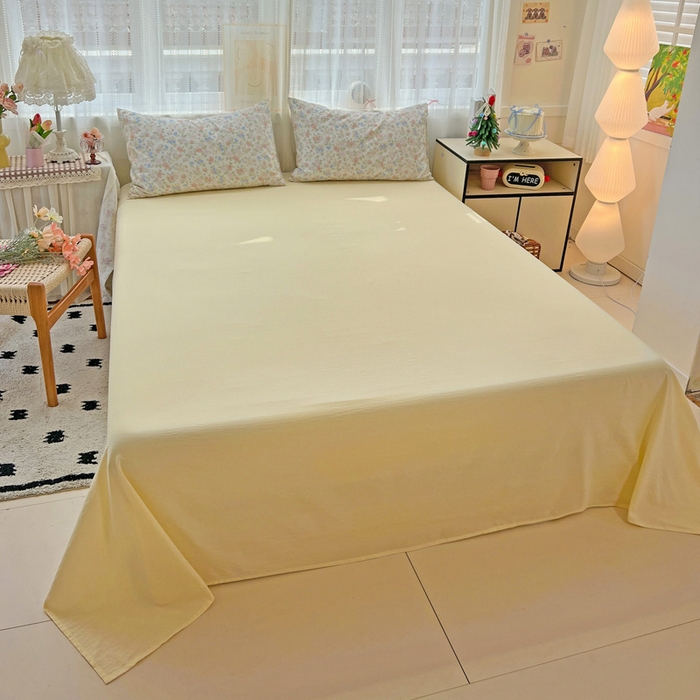 91家纺网 家纺一手货源 找家纺 海岛哥哥 2025新款木棉高克重超柔四件套 芍药-米