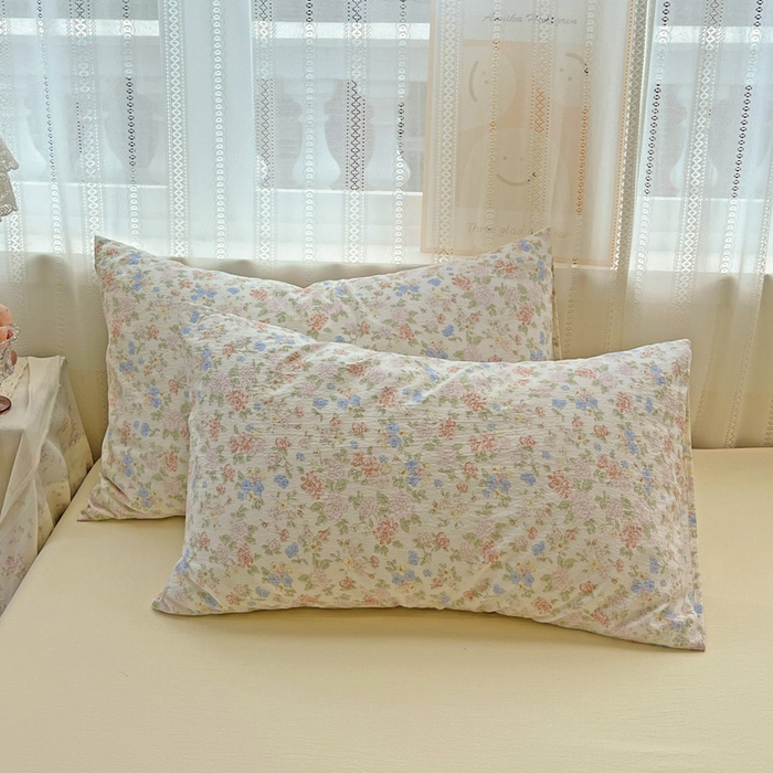 91家纺网 家纺一手货源 找家纺 海岛哥哥 2025新款木棉高克重超柔四件套 芍药-米