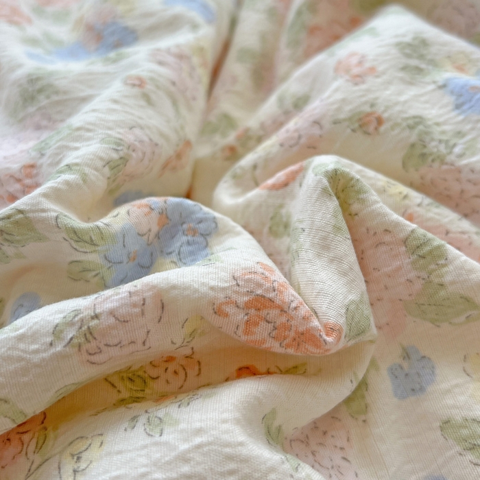 91家纺网 家纺一手货源 找家纺 海岛哥哥 2025新款木棉高克重超柔四件套 芍药-米