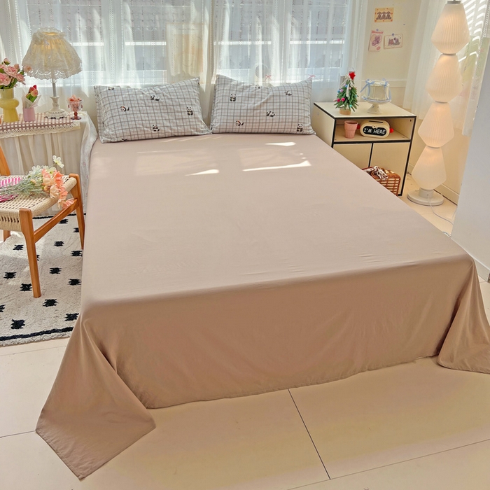 91家纺网 家纺一手货源 找家纺 海岛哥哥 2025新款木棉高克重超柔四件套 熊猫哒哒