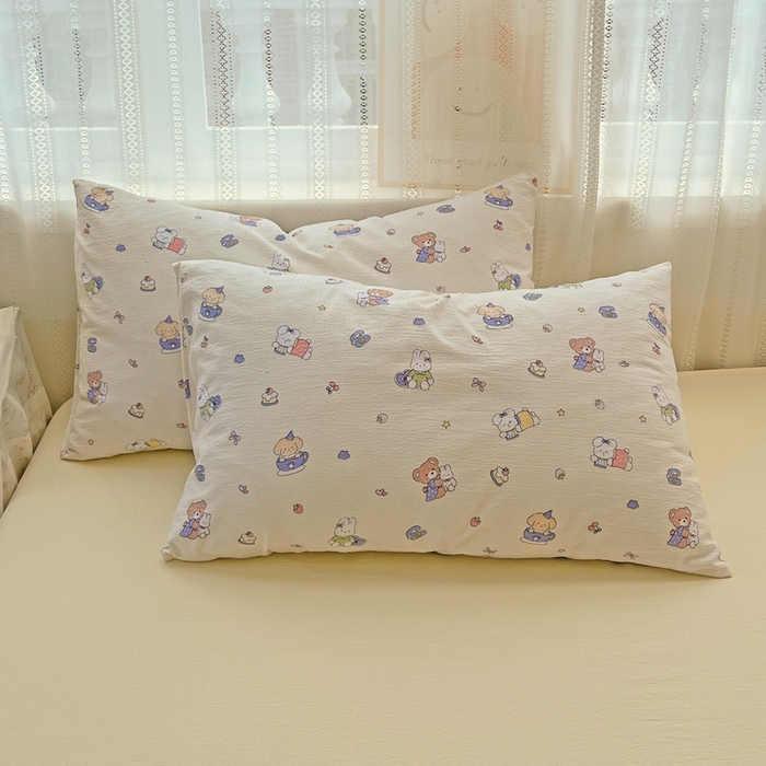 91家纺网 家纺一手货源 找家纺 港岛妹妹 2025新款高克重超柔双层纱四件套 海燕宝宝