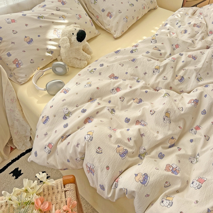 91家纺网 家纺一手货源 找家纺 港岛妹妹 2025新款高克重超柔双层纱四件套 海燕宝宝